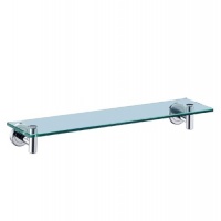 Gatco 4246 Latitude II Glass Shelf, Chrome