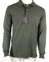 Polo Ralph Lauren Men's Classic-Fit Long-Sleeved Polo Shirt - Northwest Pine - XL