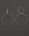 Interlocking hoops in 14K gold from Lana.