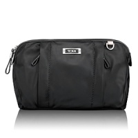 Book your ticket and travel in style with this refined cosmetic case, an essential component of the Voyageur collection. Book your ticket and travel in style with this refined cosmetic case, an essential component of the Voyageur collection.