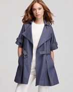 10 Crosby Derek Lam Trench - Elbow Sleeves with Belt