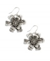 Capture refreshing style with a mini garden of your own. These earrings by Lucky Brand feature intricate design crafted in silver tone mixed metal. Approximate drop: 1-1/2 inches.