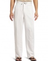 Cubavera Men's Yarn Dye Herringbone Drawstring Pant