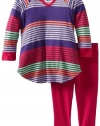 Splendid Littles Baby-girls Newborn Camden Stripe Tunic Set, Sprinkles, 12-18 Months