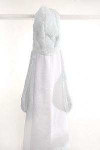 Little Giraffe Chenille Towel, 41 X 24, White Little Giraffe Chenille Towel, 41 X 24, White