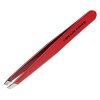 Tweezerman Stainless Steel Slant Tweezer Red