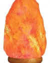 WBM 10-Inch Tall Himalayan Natural Crystal Salt Lamp 7-11-Pounds with Bulb and Cord