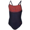 Nike Girls Swimming Swim Swimsuit Costume - Navy Blue - 12yrs