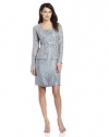 Jessica Howard Women's Petite 2 Piece 3/4 Sleeve Lace Jacket Dress