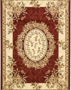 Safavieh Lyndhurst Collection LNH328C Red and Ivory Area Rug, 4-Feet by 6-Feet