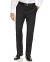 Don't hide behind yards of fabric. These sleek and slim pants from DKNY have the tailored look you want.