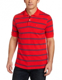 IZOD Men's Big-Tall Stripe Pique Polo, High Risk Red, Large IZOD Men's Big-Tall Stripe Pique Polo, High Risk Red, Large