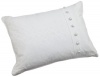 Charisma Bianca 12-Inch by 16-Inch Breakfast Pillow, White