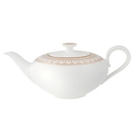 The Samarkand bone china collection by Villeroy & Boch combines stylish, exotic elements with timeless elegance. Precious golden bands and chains decorate this pure white bone china pattern. Warm ivory tones add a harmonious touch. Mix and match with the coordinating Mosaic-designed pieces for a look that is truly your own. The Samarkand bone china collection by Villeroy & Boch combines stylish, exotic elements with timeless elegance. Precious golden bands and chains decorate this pure white bone china pattern. Warm ivory tones add a harmonious touch. Mix and match with the coordinating Mosaic-designed pieces for a look that is truly your own.