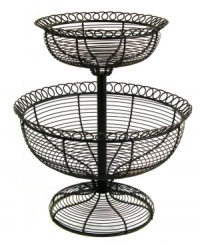 You're in the loop with this multi-functional French Loop basket from Mesa, featuring a two-tiered wire construction in a brushed copper finish. You're in the loop with this multi-functional French Loop basket from Mesa, featuring a two-tiered wire construction in a brushed copper finish.
