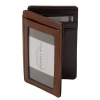 Geoffrey Beene Mens Leather Card Holder Wallet