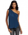 BCBGeneration Women's One Shoulder Drape Top