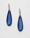 EXCLUSIVELY AT SAKS. From the Lucite Collection. Elegantly simple teardrops of hand-painted, hand-sculpted Lucite suspend from golden wires.LuciteGoldtoneLength, about 1.9Ear wireMade in USA