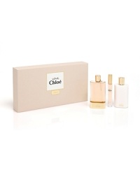 Love, Chloe is a celebration of radiant, generous, and spontaneous femininity. A contagious beauty that is free and graceful. This fragrance is inspired by the intimacy of the beauty ritual. It is a fine, powdery scent. Light, sensual, and iridescent with talc and rice.Topnotes Orange Blossom, Pink PepperMidnotes Iris, Lilac, Hyacinth, Wisteria BlossomBasenotes Powdery Musks, Talc and Rice Powder Love, Chloe is a celebration of radiant, generous, and spontaneous femininity. A contagious beauty that is free and graceful. This fragrance is inspired by the intimacy of the beauty ritual. It is a fine, powdery scent. Light, sensual, and iridescent with talc and rice.Topnotes Orange Blossom, Pink PepperMidnotes Iris, Lilac, Hyacinth, Wisteria BlossomBasenotes Powdery Musks, Talc and Rice Powder