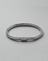 Sterling silver small oval chain bracelet. Spring clasp 8½ long Handmade Imported