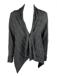 Charter Club Womens Chinchilly Cable Knit Cardigan Sweater Charter Club Womens Chinchilly Cable Knit Cardigan Sweater