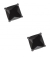 G by GUESS Black Stud Earrings, BLACK