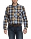 Ben Sherman Men's Ombre Gingham Long Sleeve Woven Shirt