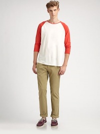 An athletic-inspired style versatile enough to take you the game and beyond, crafted in cool, comfortable cotton.CrewneckCottonMachine washImported An athletic-inspired style versatile enough to take you the game and beyond, crafted in cool, comfortable cotton.CrewneckCottonMachine washImported