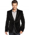 The way to make and entrance is in an elevated blazer like this from Tallia Orange. Bond-esque style.