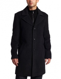 Kenneth Cole Men's Miles Twill Carcoat Charcoal Medium Kenneth Cole Men's Miles Twill Carcoat Charcoal Medium