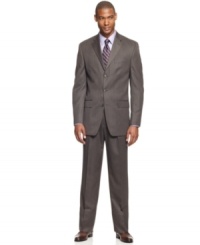 Old-school sophistication is back. This suit from Sean John ups the ante in your dress wardrobe. Old-school sophistication is back. This suit from Sean John ups the ante in your dress wardrobe.