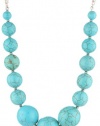 Kenneth Cole New York Semi Precious Turquoise Bead Long Necklace, 29