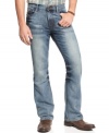 Wear your kicks with confidence in these heavily washed jeans from Ring of Fire.