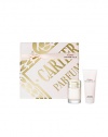 Discover the fresh, floral and powdery notes of Baiser Volé with this luxurious gift set from Cartier. The set features the Eau de Parfum Spray paired with a delicately perfumed Body Cream enriched with lily extract, known for its softening qualities.  Set includes: 3.3 oz. Eau de Parfum Spray and 3.3 oz. Perfumed Body Cream