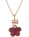 Effy Jewlery 14K Rose Gold Ruby & Diamond Butterfly Pendant, .71 TCW