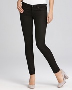 Paige Denim Jeans - Verdugo Supersoft Skinny Legging Jeans in Black Tencel
