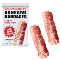 BACON shaped themed Adhesive Bandages BACON shaped themed Adhesive Bandages