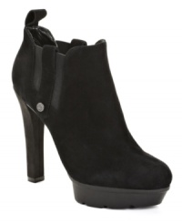 Ankle boots are a year-round must-have! The Zarrick from GUESS is the perfect example, with its elevated heel and trendy rubber platform. Pair with shorts or jeans, depending on where the day takes you! Ankle boots are a year-round must-have! The Zarrick from GUESS is the perfect example, with its elevated heel and trendy rubber platform. Pair with shorts or jeans, depending on where the day takes you!