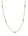 Effy Jewlery 14K Yellow Gold 18 Diamond Necklace, .21 TCW