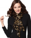 Exotic sequins make this Style&co. scarf the sexiest way to wrap up your evening look.