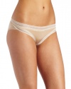 Calvin Klein Women's Sexy Signature Bikini With Lace, Skin, Small