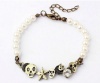 Skulls & Pearls Bracelet