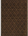 Woven Impressions Diamond Ikat Expresso Rug Size: Runner 2'6 x 12'