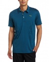 Puma Men's Geometric Jacquard Tech Polo