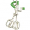 Green Handled Egg Beater Vintage Style 925 Sterling Silver and Enamel Traditional Charm or Pendant