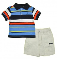 Nautica Baby-Boys Infant 2 Piece Striped Polo Short Set, Dragonfly, 24 Months Nautica Baby-Boys Infant 2 Piece Striped Polo Short Set, Dragonfly, 24 Months