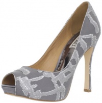 Badgley Mischka Women's Roxie Pump,Grey/Silver,10 M US Badgley Mischka Women's Roxie Pump,Grey/Silver,10 M US