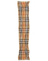 A super lightweight scarf that's astonishingly soft in a blend of Italian silk and linen, featuring Burberry's iconic check pattern for an exciting accent.