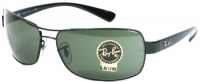 Ray Ban RB3379 Sunglasses - 002 Black (G-15XLT Lens) - 64mm