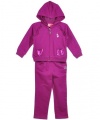 Baby Phat - Kids Baby-girls Newborn Jog Set with Sequins